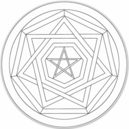 Machen Sie Ihren Sigil Sigillum Dei Aufkleber