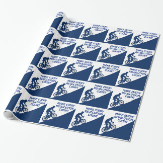 Machen Sie jede Revolutionszählung Geschenkpapier
