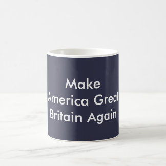 Machen Sie Kaffee-Tasse BLAU Amerikas Kaffeetasse