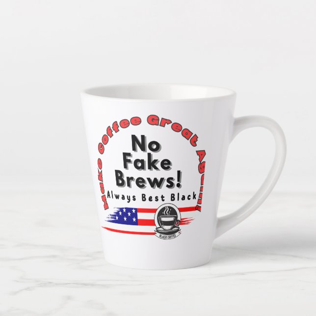Machen Sie Kaffee wieder großartig! Fake Brews 202 Milchtasse (Rechts)