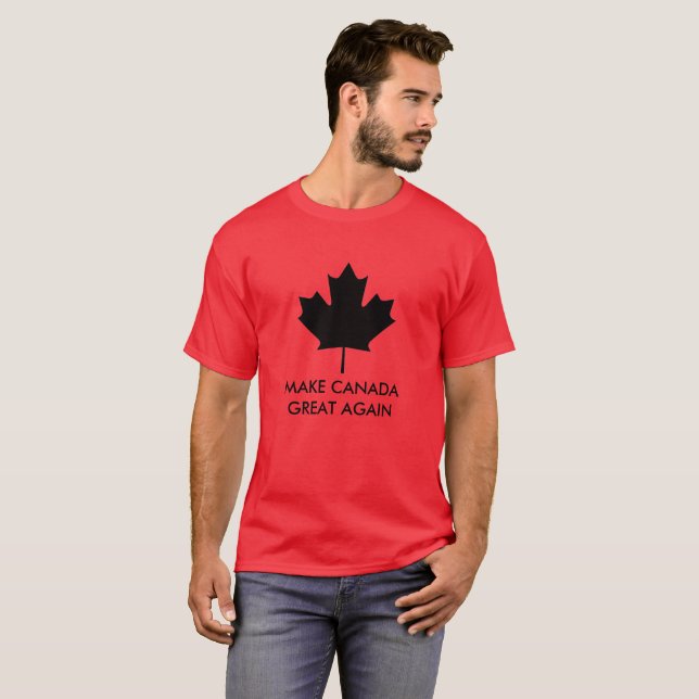 Machen Sie Kanada groß wieder T-Shirt (Vorne ganz)