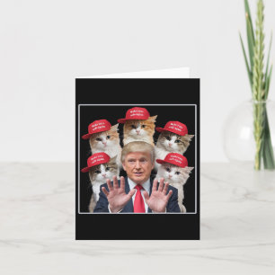 Machen Sie Katzen wieder sicher Trump 2024 Red Hat Karte