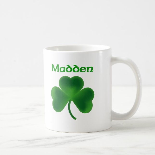 Machen Sie Kleeblatt verrückt Kaffeetasse (Rechts)