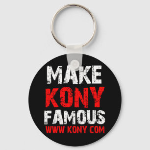 Machen Sie Kony berühmt - Kony 2012 Schlüsselanhänger