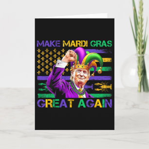 Machen Sie Mardi Gras wieder groß Amerikanische Fl Karte