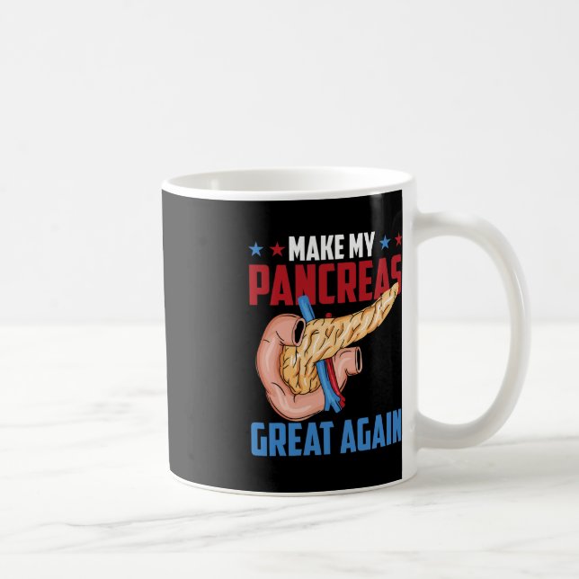 Machen Sie meine Bauchspeicheldrüse wieder groß Di Kaffeetasse (Rechts)