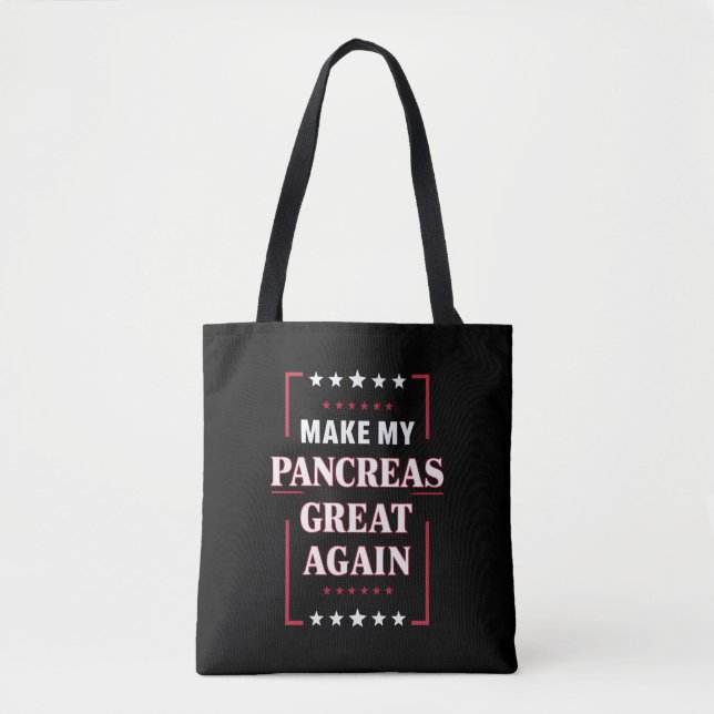 Machen Sie meine Bauchspeicheldrüse wieder groß Di Tasche (Vorderseite)