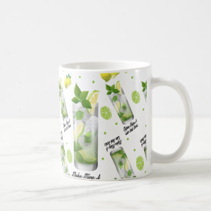 Machen Sie meine einen Gin und ein Stärkungsmitte Kaffeetasse