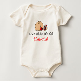 Machen Sie mich Anruf Babcia nicht Baby Strampler