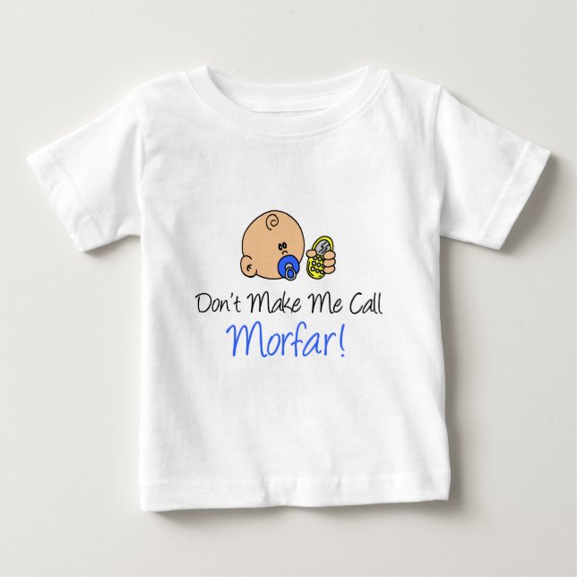 Machen Sie mich Anruf Morfar nicht Baby T-shirt (Vorderseite)