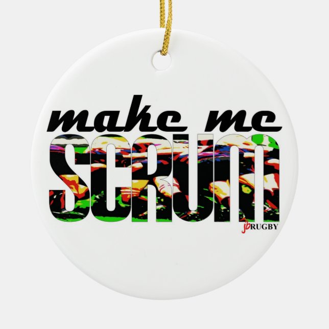 Machen Sie mich Gedränge - Verzierung Keramik Ornament (Vorne)