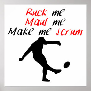 Machen Sie mich scrum Poster