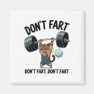 Machen Sie nicht lustig furzen Fitnessstudio Fitne Magnet