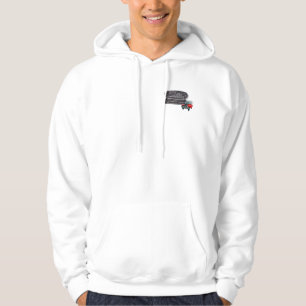 Machen Sie oben Fleece GnR Abzeichen Hoodie