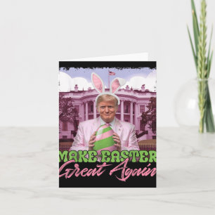 Machen Sie Ostern groß wieder lustige Trump Bunny  Karte