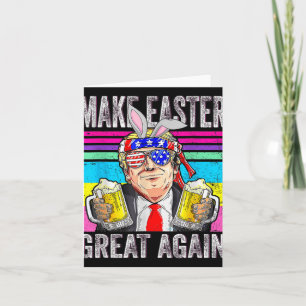 Machen Sie Ostern wieder groß Trump Funny Patrioti Karte