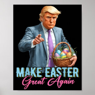 Machen Sie Ostern wieder großartig, lustiger Trump Poster