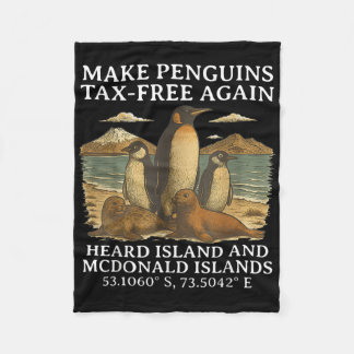 Machen Sie Pinguine steuerfrei wieder zu einem Fun Fleecedecke