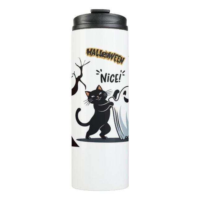 Machen Sie sich bereit für ein takuläres Halloween Thermosbecher (Vorderseite)