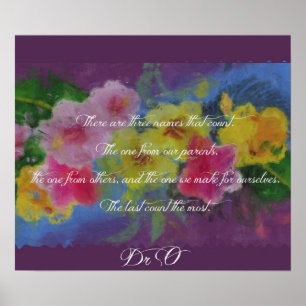 Machen Sie sich einen Namen! Poster