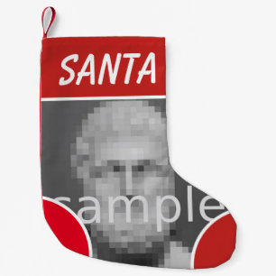 Machen Sie sich Ihr individuelles Holiday Foto sel Kleiner Weihnachtsstrumpf