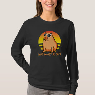 Machen Sie sich keine Sorgen, dass Sie Capy Retro  T-Shirt