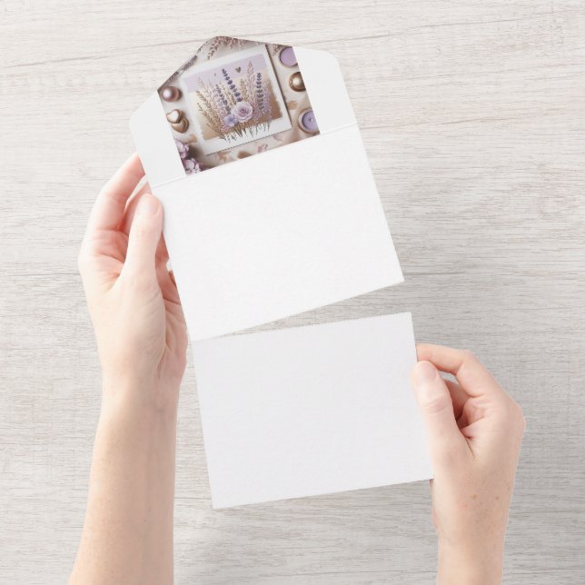 Machen Sie sich selbst All In One Einladung (Abreißen)