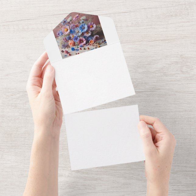 Machen Sie sich selbst All In One Einladung (Abreißen)