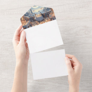 Machen Sie sich selbst All In One Einladung