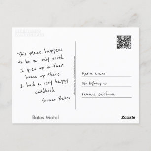 Machen Sie sich selbst Postkarte