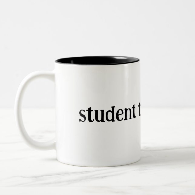 Machen Sie sich über Ihre Schüler lustig ^,^ Zweifarbige Tasse (Links)