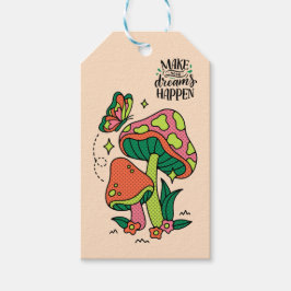 Machen Sie Träume wahr | Farbenfrohe Pilze Schmett Geschenkanhänger