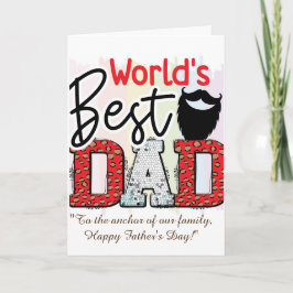 "Machen Sie Vaters Tag zu einem besonderen Ereigni Dankeskarte