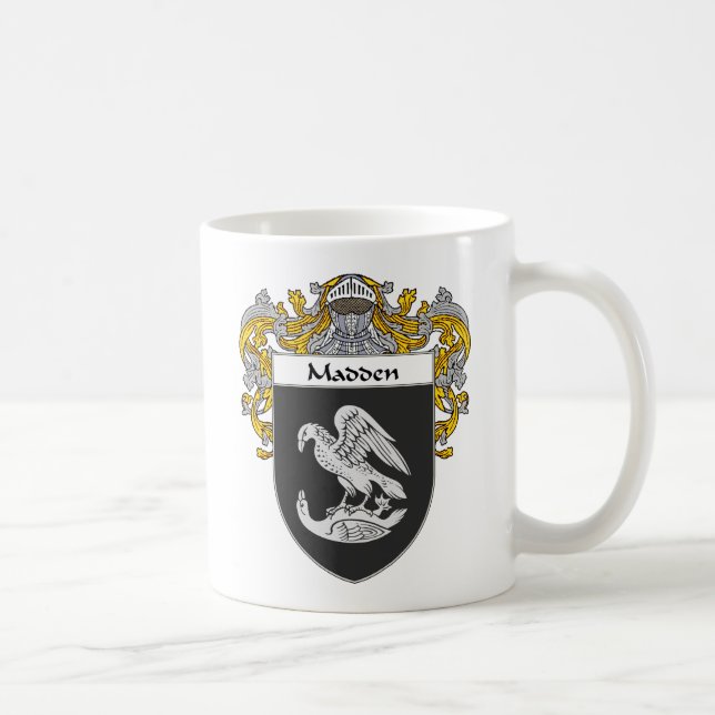 Machen Sie Wappen verrückt (überzogen) Kaffeetasse (Rechts)