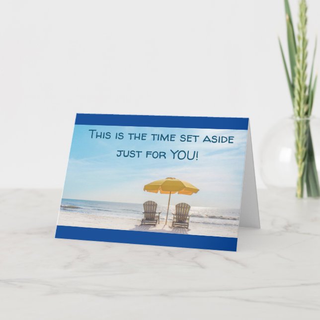 **MACHEN SIE, WAS SIE GLÜCKLICH MACHT" KARTE (Vorderseite)