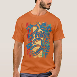 Machen Sie, was Sie mit Vintager Retro-Farbe zum J T-Shirt