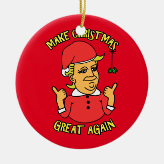 Machen Sie Weihnachten groß wieder Keramikornament