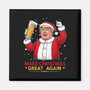 Machen Sie Weihnachten wieder groß Trump American Magnet