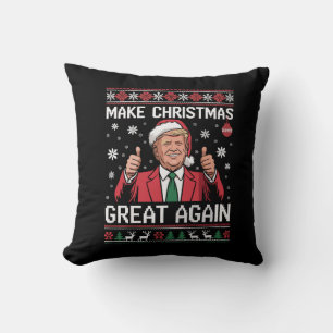 Machen Sie Weihnachten wieder groß Trump Pyjama hä Kissen