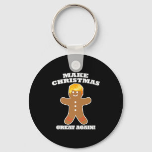 Machen Sie Weihnachten wieder großartig Ginger Bre Schlüsselanhänger