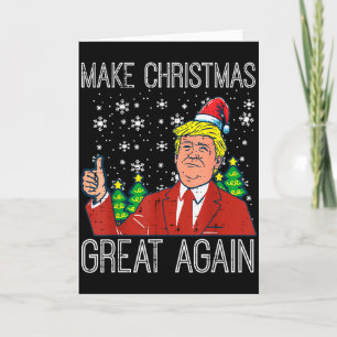 Machen Sie Weihnachten wieder großartig Lustig Coo Karte