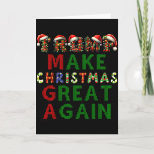Machen Sie Weihnachten wieder großartig Lustiger D Karte