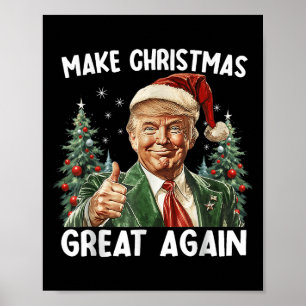 Machen Sie Weihnachten wieder großartig, lustiger Poster