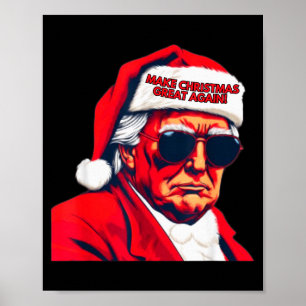 Machen Sie Weihnachten wieder großartig, lustiger Poster