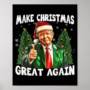 Machen Sie Weihnachten wieder großartig, lustiger Poster
