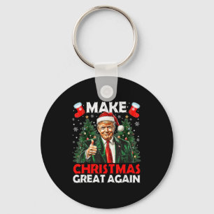 Machen Sie Weihnachten wieder großartig, lustiger Schlüsselanhänger