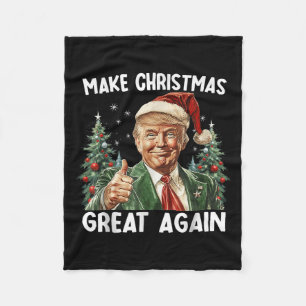 Machen Sie Weihnachten wieder großartig Lustiger W Fleecedecke