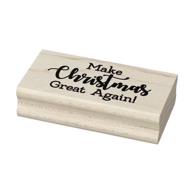 Machen Sie Weihnachten wieder großartig Trump MAGA Gummistempel (Stempel)