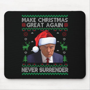 Machen Sie Weihnachten wieder großartig Trump Tass Mousepad