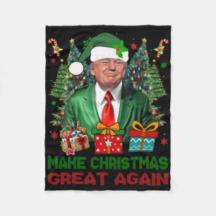 Machen Sie Weihnachten wieder großartig Xmas Lusti Fleecedecke